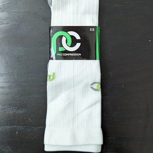 ProCompression Marathon Knee-High Socks - Classic White XS